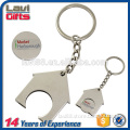 Best selling metal coin holder keychain